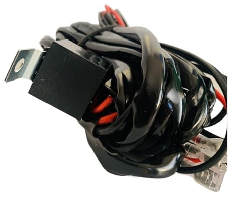 Universal-Lichtschalter für Auto, Motorrad, Offroad-LKW, EIN/AUS, Relaiskabelbaum, 4/Quad-Kabelsatz für LED-/HID-/Halogenlampe, 12 V, 260 W