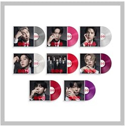BTS ARIRANG 5th Album Standard RM Silver Version Sleeve Folded Poster on Pack+Lyric Paper+Tracking Sealed Bangtan