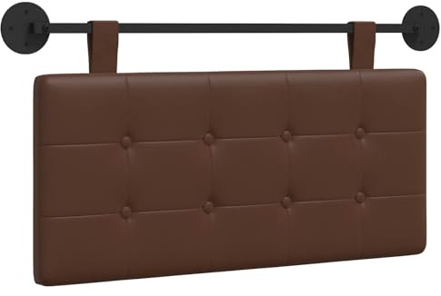 vidaXL Hängendes Kopfteil Kunstleder, Modernes rechteckiges Wandkopfteil, Flexible Rückenlehne, stylische Schlafzimmer-Deko, platzsparendes Design