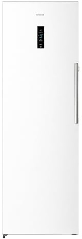 Teknix TH60TNFW 60cm Freestanding Tall Freezer - 274L Capacity - Frost Free - Metal Tech Cooling - Digital Controls - White, H185.5 x W59.5 x D65.1 (cm)
