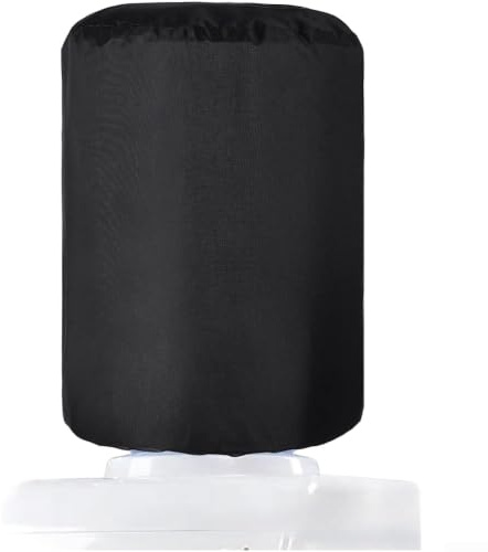 HaloModora Black Oxford Water Dispenser Cover Waterproof Dustproof UV Shield Elastic Snug Fit Washable(420D)