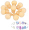 Anself 10Pcs Brosses à Ongles Têtes d'Éponge Rondes Remplaçables Pour Ombre Maker UV Polisseur de Gel Nail Art Outils, Recharge Babyboomer Éponge Ongle