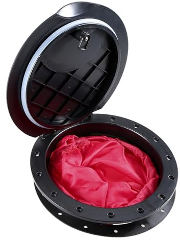 'LIXADA 6''/9'' Deck Plate Hatch Cover Kit with Storage Bag for Marine Inflatable Boat Kayak Rigging'