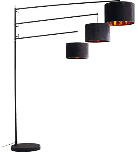 Kare 61938 Stehleuchte Lemming Tree Night Sky, Gestell, Fuß: Stahl lackiert, Schirme: Baumwolle, Polyvinylchlorid (Hart-PVC), transparent