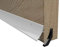 Stormguard Barre de déflecteur d'eau de pluie pour porte Blanc 838 mm 32 mm