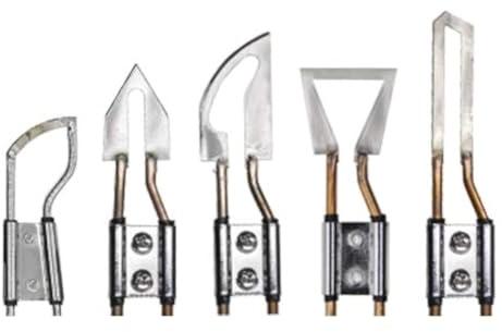 Huanyu LH8 Heißschneider-Messer, spezielle Klinge (1 Set, Bogen/Schaufel/scharf/R-Typ/5 cm für 100 W Heißschneider)