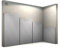 Receveur de douche en SMC - 3,2 cm de hauteur - gris effet béton - 90x140cm, avec système d'évacuation type B