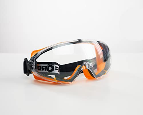 Förch Vollsicht Schutzbrille Kratzfest nach EN 166B UV Schutz bis 385nm Spritzschutz