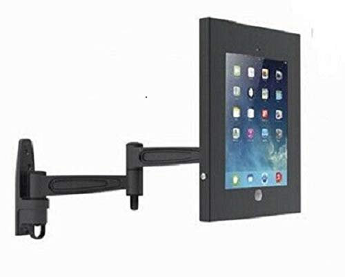Beetronic Full Motion Anti-Theft Wall Mount Bracket Tablet Enclosure for iPad 2 3 4 and Air