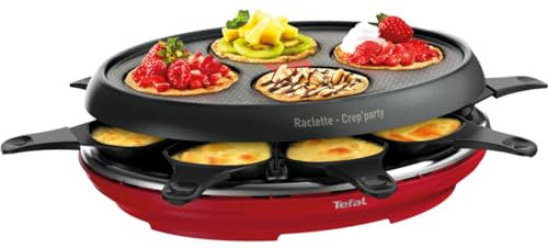 Plaque multifonction Tefal Colormania 8 coupelles 1050 W Rouge