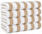 Arkwright Lot de 4 Serviettes de Plage à Rayures 100% Coton pour Piscine, Bain (76,2 x 152,4 cm, Beige)