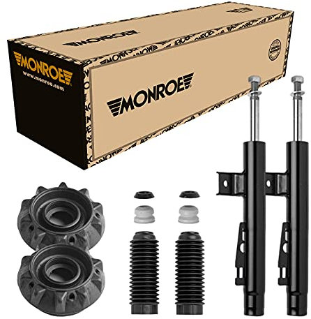 Monroe 2 Stoßdämpfer Vorne + Domlager und Staubschutz für Smart Fortwo 451