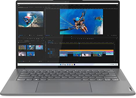 Lenovo Yoga Slim 7 Prox, Display 14.5 inches, 3K, Amd Ryzen 5 6600Hs, Nvidia Geforce Rtx 3050 4Gb Gddr6, 512 Gb Ssd, Ram 1 x 16Gb, Windows 11, Peso 1.45 kg, Storm Grey, 16 GB + 512 GB SSD