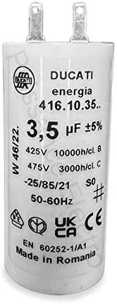 Condensateur pour Store Compatible Somfy® et Simu®- 3,5µF 10Nm - Cosses 2,8mm - GARANTIE 2 ANS