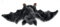 Onwomania Peluche Doudou Tissu Animal Chauve Souris Microchiroptera Fruit Chauve Souris 36cm Gris