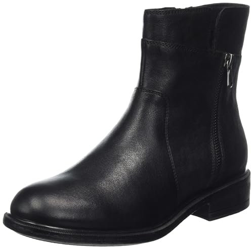 Geox D Catria, Stivale alla Caviglia Donna, Nero, 37 EU