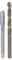 sourcing map Tap & Bit Sets, M7 x 1 H2 Left Hand Straight Flute Machine Thread Milling Tap, 6mm M35 Cobalt High Speed Steel (HSS-CO) Twist Drill Bit