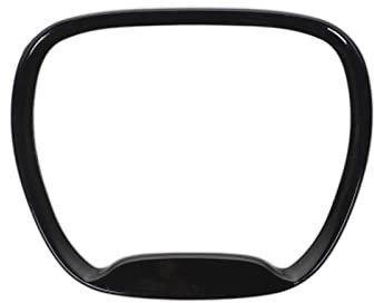 GAHELI Auto Lenkrad Abdeckung Für Dodge Für Challenger Für Charger 2015-2021 Für Durango 2014-2021 Auto Innenraum Lenkrad Dekoration Abdeckung Trim Aufkleber (Color : Schwarz)