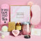 YYDSXK Geschenke für Frauen, Weinbecher Geschenk-Set, Geschenkset Frauen Geburtstag, 12oz Weinglas aus Edelstahl Geburtstagsgeschenk JubiläUmsgeschenk für Mutter, Frau, Schwester, Freundin