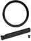 Bass Drum O's Port Hole Ring mit Cutter – 12,7 cm – Schwarz