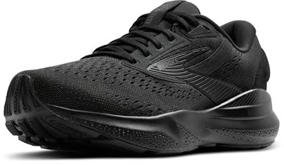 BROOKS Men's Adrenaline GTS 24 Sneaker, Black/Black/Ebony, 13 UK