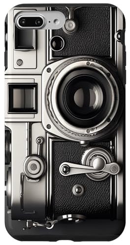 Appareil Photo Photographe Photographie Vieille Caméra Coque pour iPhone 7 Plus/8 Plus