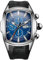 REEF TIGER Tonneau RGA3069-P Herren Multifunktions-Armbanduhr, mechanisch, analog, leuchtend, Silikonarmband, Automatikuhr mit Kalender, RGA3069-P-YLB, Automatikuhr