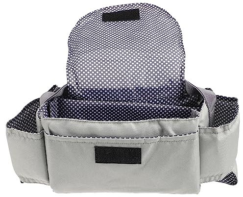 ANDRESLAD Kinderwagen Organizer Mit Flaschenhalter Und Wickeltasche Multifunktionale Aufbewahrung Für Windeln Snacks Und Für Eltern Unterwegs Dino-
