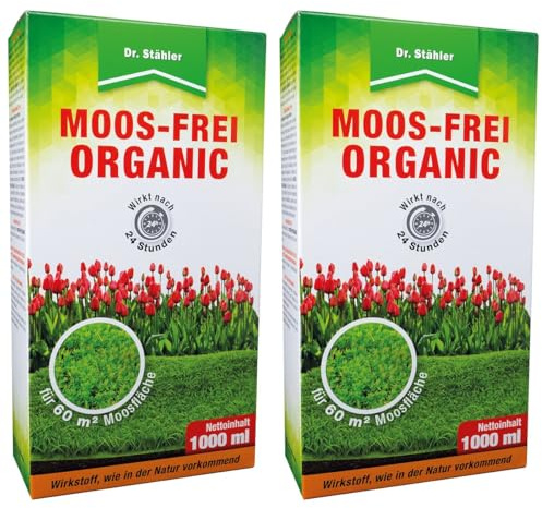 2 x Dr. Stähler Moos-Frei Organic 1 Liter - Flora Sparpaket