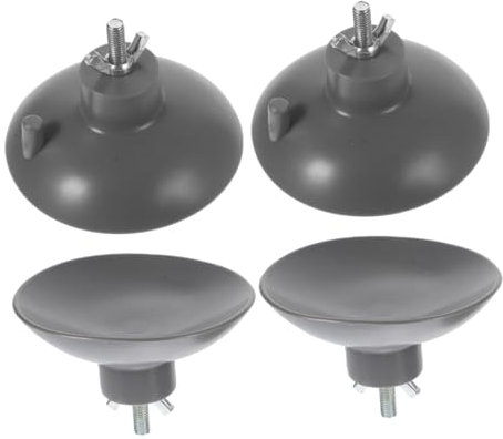 JECOMPRIS 4stücke Pack Saugnäpfe Für Fritteusenfüße Pvc-saugnapf Für Schreibtisch Saugnäpfe Für Popcornmaschinenfüße Fixierer Für Fritteusen Saugnapf Für Maschine