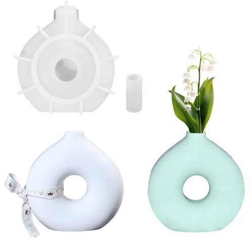 ANDARS Moule Silicone Résine Epoxy – Moule Résine pour Vase & Ornements DIY – Silicone pour Moulage Professionnel, Facile à Démouler et Réutilisable