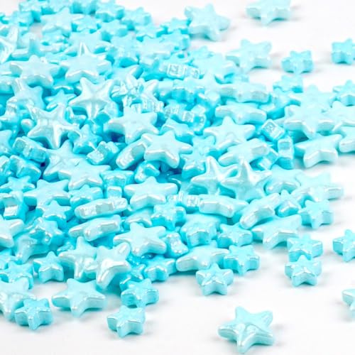 Pearl Sprinkles, Edible Pearls for Cake Decorating, Kosher & Halal (Blue Star)