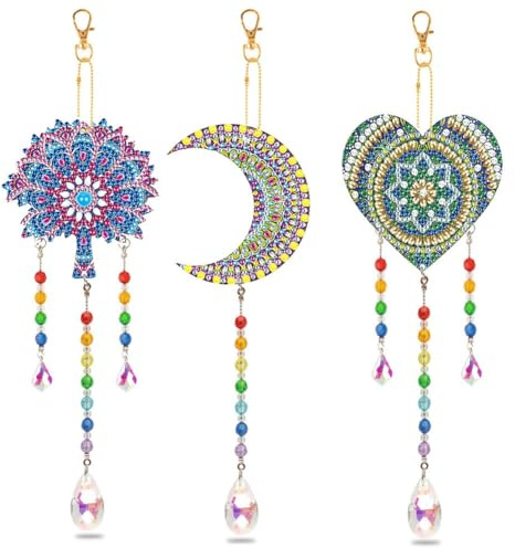 Rersduyt DIY Paint By Number Butterfly Wind Chime for 6-12 Year Old Girls Kids