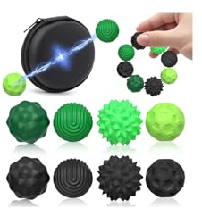 Magnetische Fidget Toys, 8 Stück Anti Stress Spielzeug mit Silikonhülle, Magnetkugeln Stressball Silikon Sensorik Bälle Spielzeug, Adhs Hilfsmittel, Anti Stress Ball für Kinder Erwachsene
