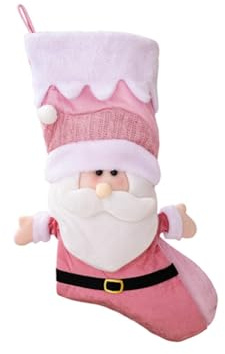 Puthernm Christmas Stockings Christmas-Decoration Socks Kid Gift Candy Bag Santa -Socks Hanging Christmas Tree Ornament, Santa Claus