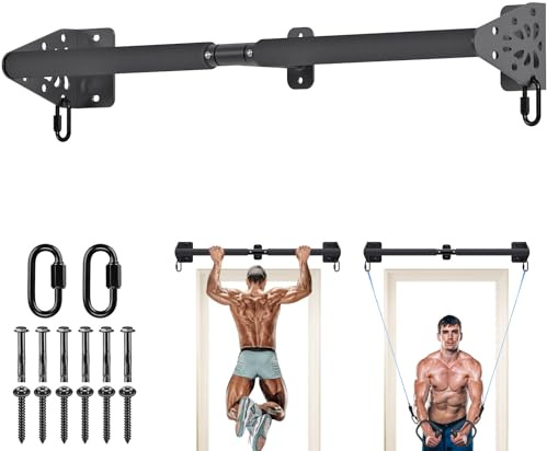 Kipika schwere Wand-Klimmzugstange, Türrahmen-Klimmzugstange für Heim-Fitnessstudio Krafttraining für den Oberkörper