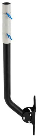 Wandhalterung Universelle Dachhalterung Link verstellbares Montageset Lange Säule 19*10.7cm für Antenne und Wetterstation - Schwarz