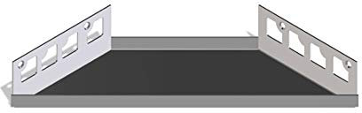 Karl Dahm 1x befliesbare Duschablage zum Einfliesen 130 x 310 x 125mm (Trapez) I Duschablage ohne Bohren I Duschablage Edelstahl – Art. 12684