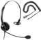 Affordable Single Ear Noise Cancelling Office/Call Centre Headset With U10P-S Bottom Cable For Yealink SIP-T19P T20P T21P T22P T26P T28P T32G T41P T38G T42G T46G T48G, Snom and Grandstream IP Phone