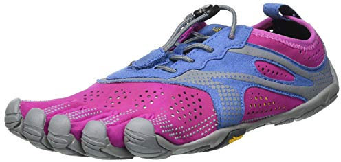 Vibram V-Run, Zapatillas Mujer, Fucsia/Blue, 37 EU