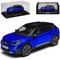 Peugeot 2008 GT SUV Blau mit Dach in Schwarz 2. Generation Ab 2019 1/43 Norev Modell Auto mit individiuellem Wunschkennzeichen