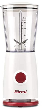 Girmi FR03 Frullatore Elettrico, 170W, 4 Lame In Acciaio INOX, 400 ml, Bianco