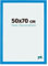 Your Decoration - Cadre 50x70 cm - Bleu Brillant - Cadres Photo en MDF Avec Verre acrylique - Anti-Reflet - Cadre 50x70 - Mura