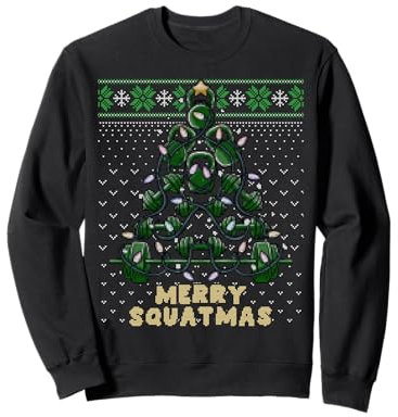Oh Liftmas Tree Kettlebell Gym Ugly Christmas Sweater Sweatshirt