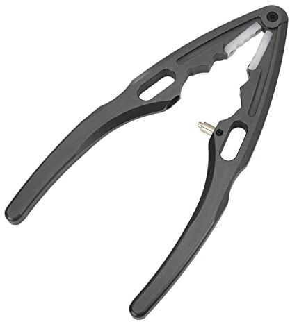 Pasamer RC Shock Pliers, Aluminum Alloy Multifunction RC Plier High Hardness Wear Resistant for RC Model Cars (Black)