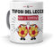Regalo originale. Idea da regalare. Tazza Ai tifosi del lecce non si rompono le palle. Ceramica 350 ml.