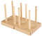 MagiDeal Porte-gobelet en papier en bois Distributeur de gobelets Support de stockage de tasses à café Support de grande capacité pour restaurant Bureau, Double 8cm