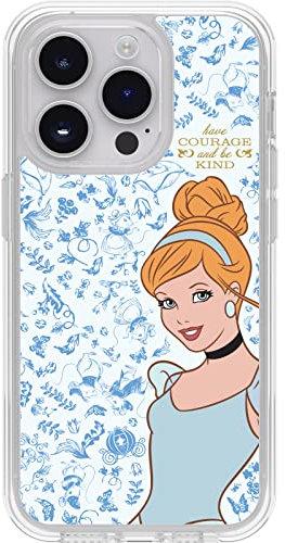 OtterBox iPhone 14 Pro Symmetry Series+ Case - CINDERELLA COURAGE & KIND, ultra-sleek, snaps to MagSafe, raised edges protect camera & screen