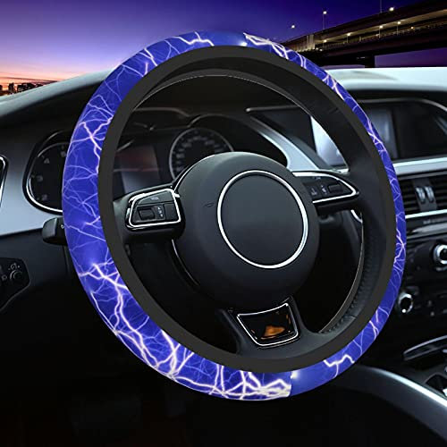 Steering Wheel Cover 38cm, Electrical Universal Car Steering Wheel Cover Warm Car Accessories Steering Wheel Protector Cover, For Truck, Car, Auto