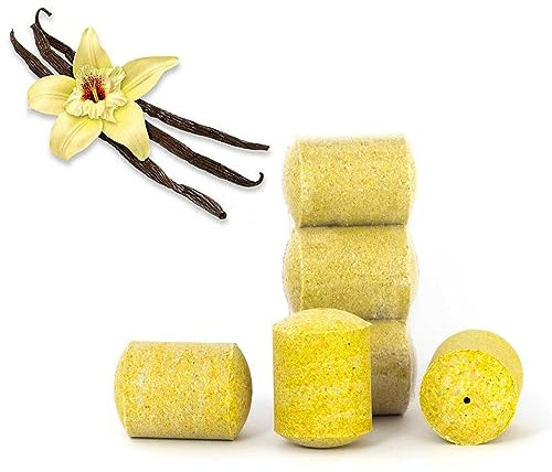 Presskuchen Plankton Ölkuchen Fischköder Angelfutter Makuschatnik-Futterkorb Lockfutter zum Angeln Vanille